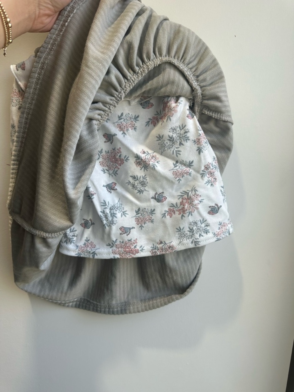 Baby Essentials Corduroy Dress with Floral Long-Sleeve Top - Picture 5 of 9